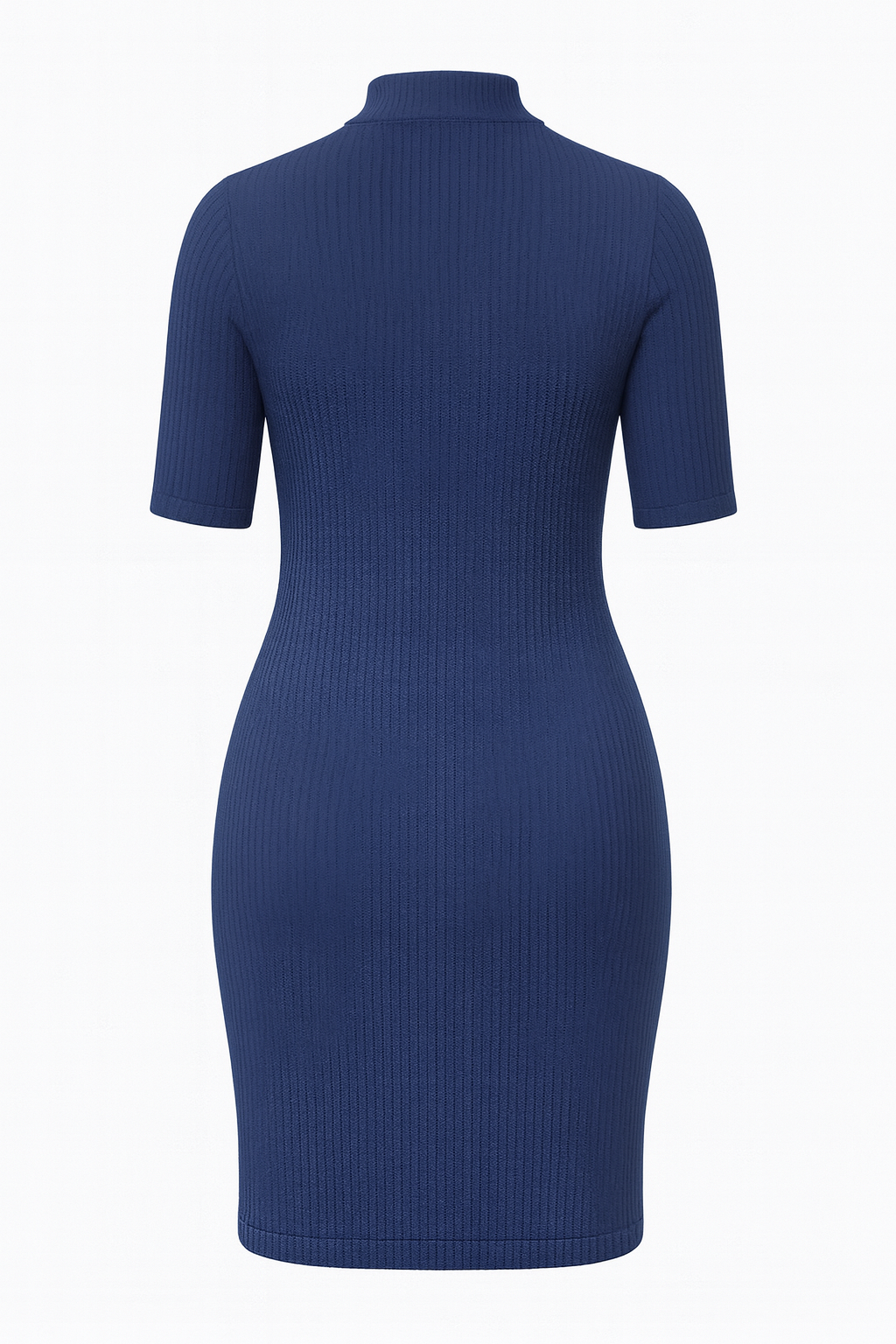 Vestido Midi Justo Gola Alta