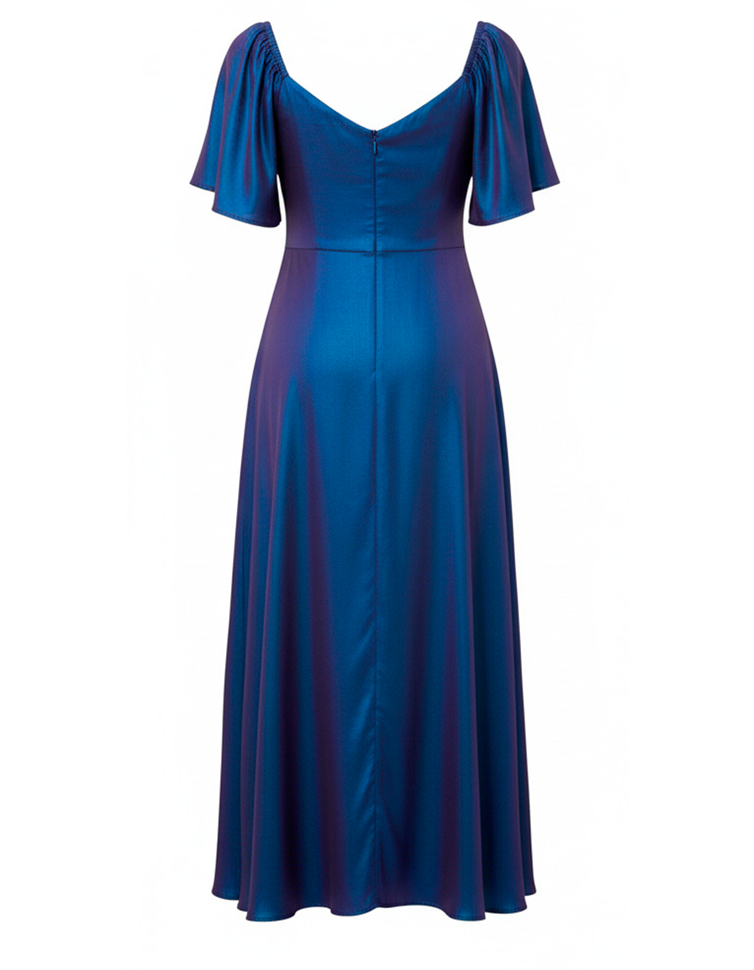 Vestido Longo Camponesa com Abotoamento