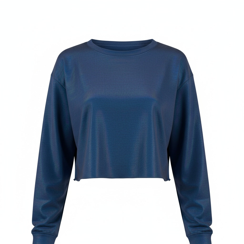 Blusão Feminino Cropped Oversized