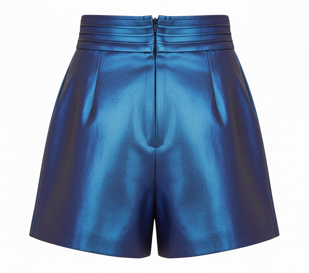 Short de Alfaiataria com nervuras