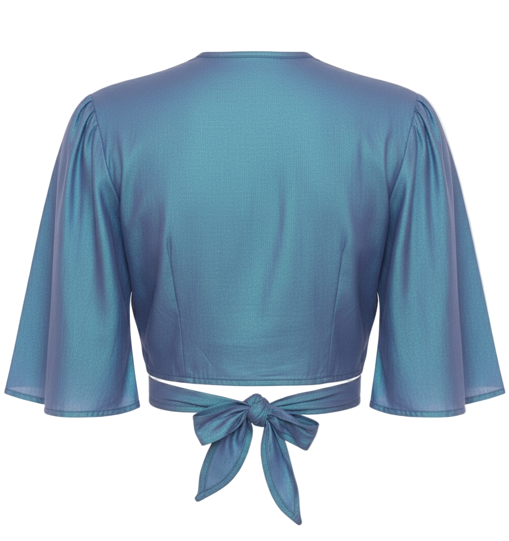 Blusa Cropped de Amarração