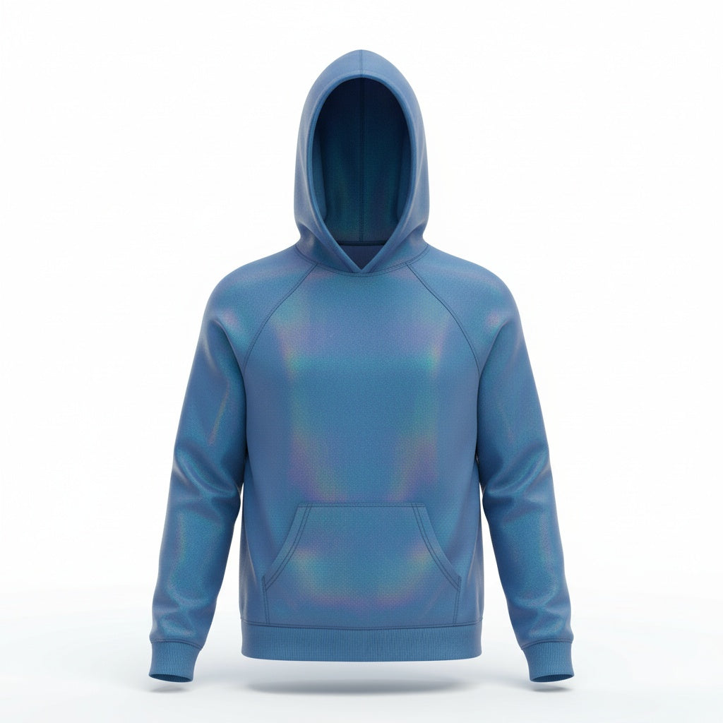 Blusão Masculino com Bolso Canguru e Manga Raglan