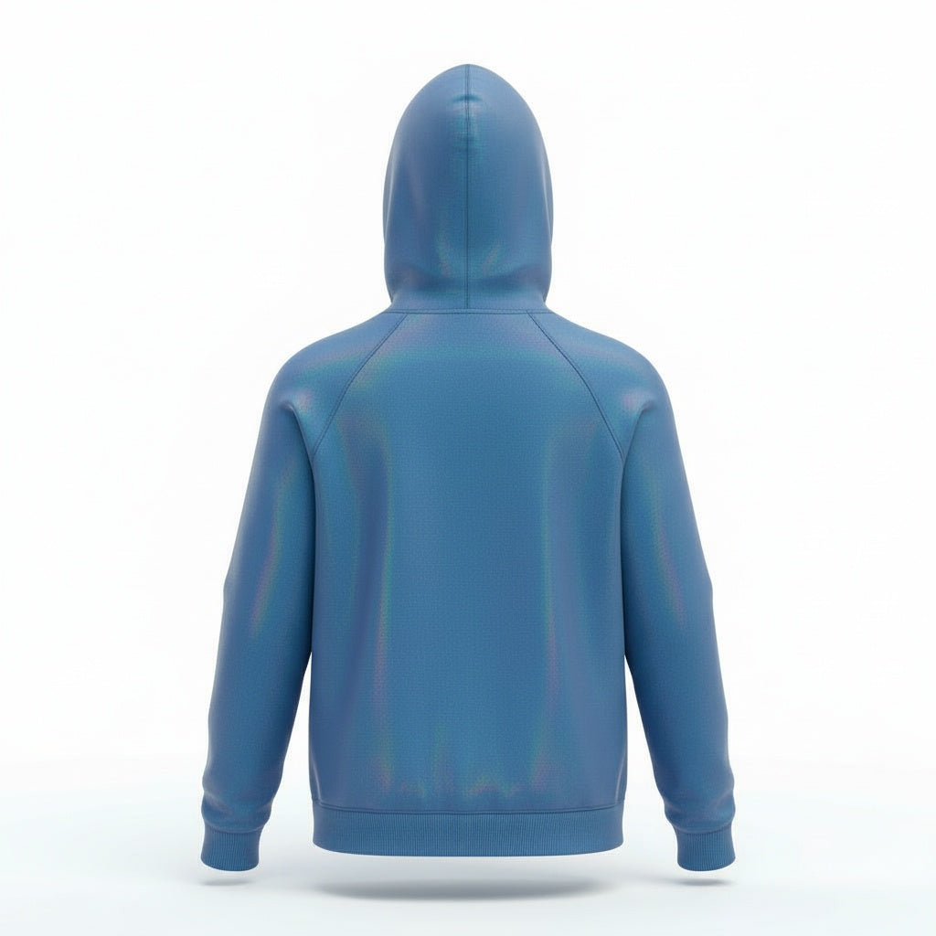 Blusão Masculino com Bolso Canguru e Manga Raglan