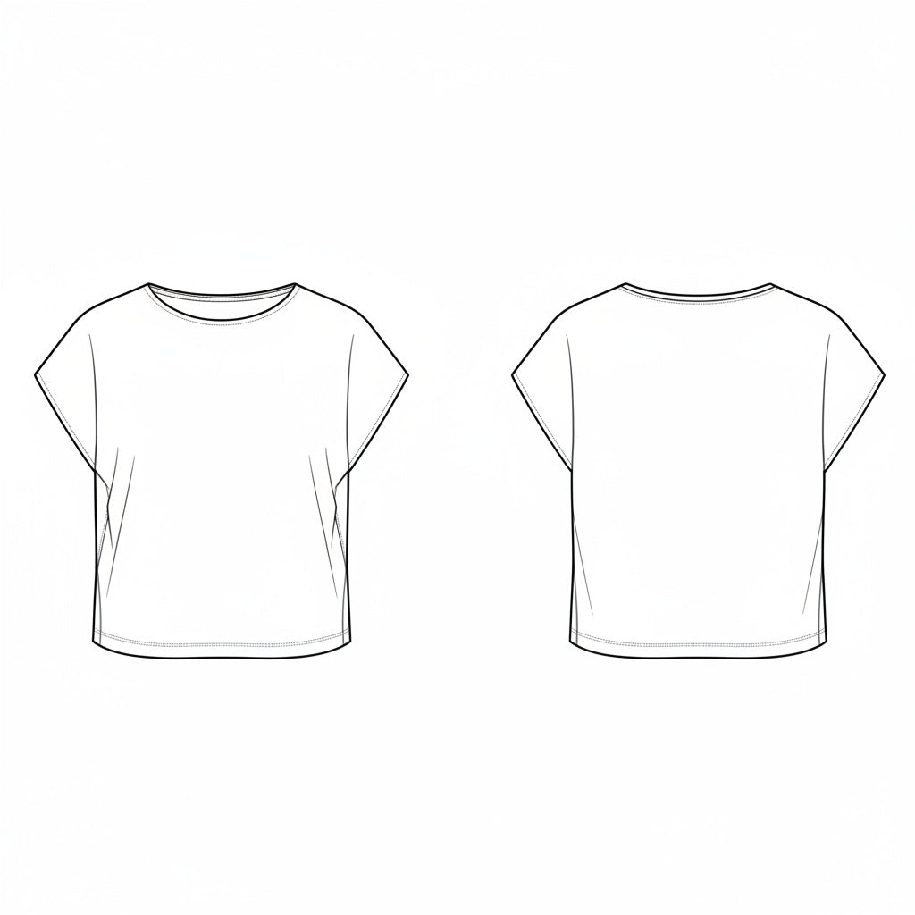 Blusa Feminina com Manga Japonesa (Sem Costura de Ombro)