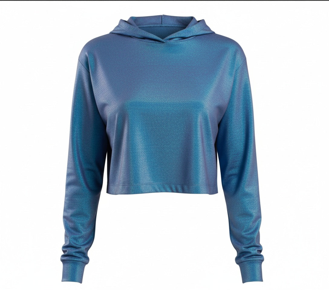 Blusa Manga Longa Feminina com Capuz