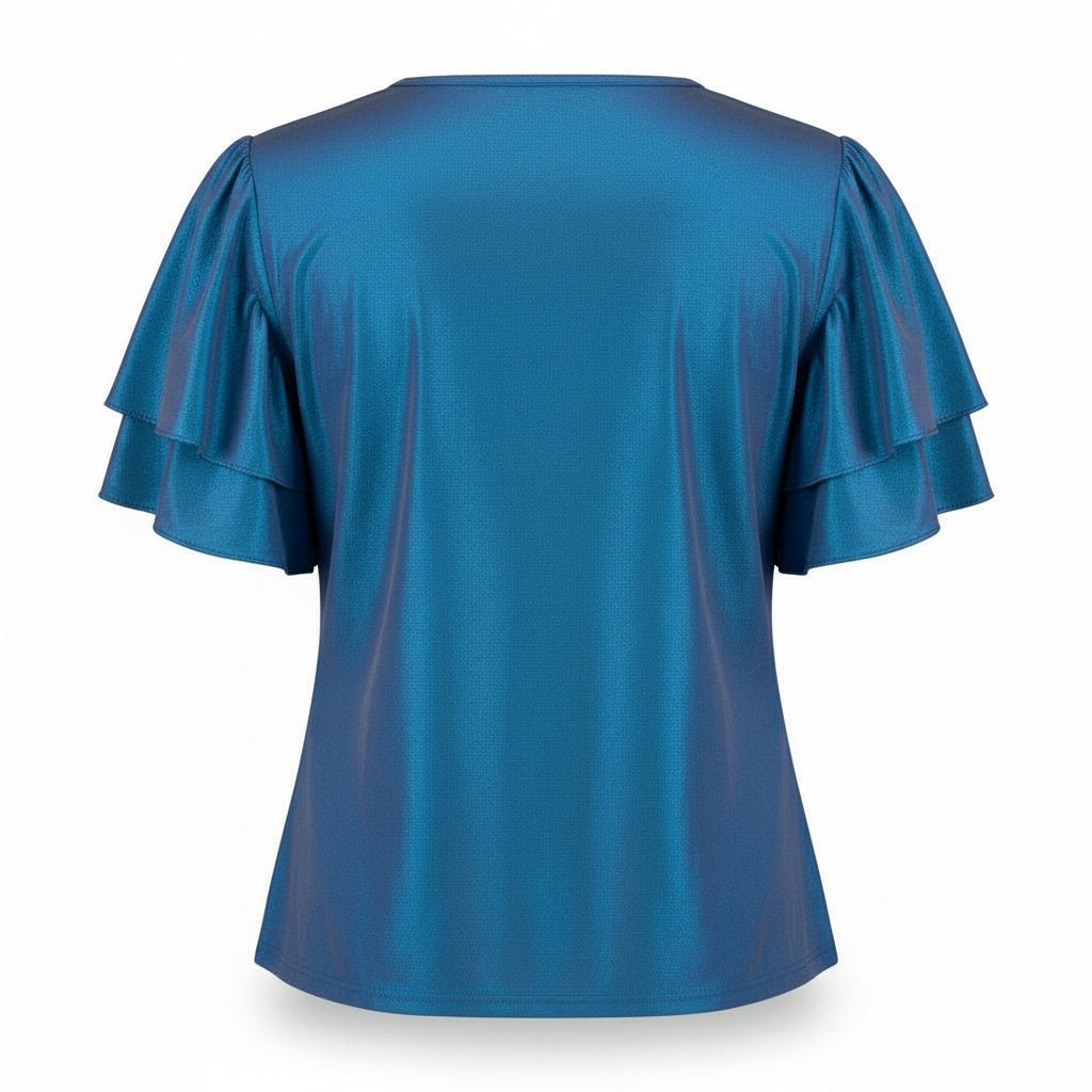 Blusa Feminina Manga Curta Sino