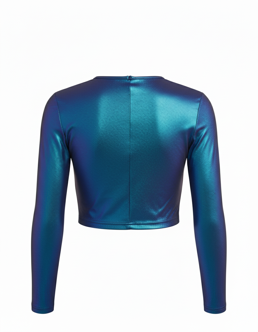 Cropped em Malha com Nó e Vazado